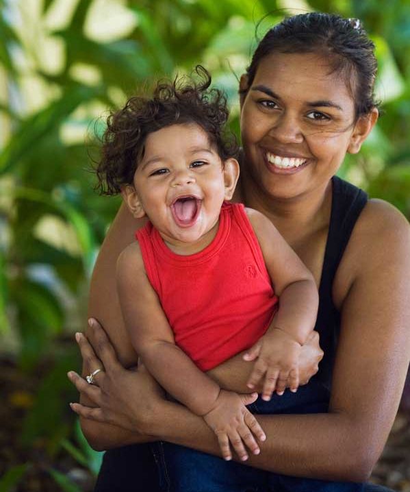 aboriginal lady with child ACP